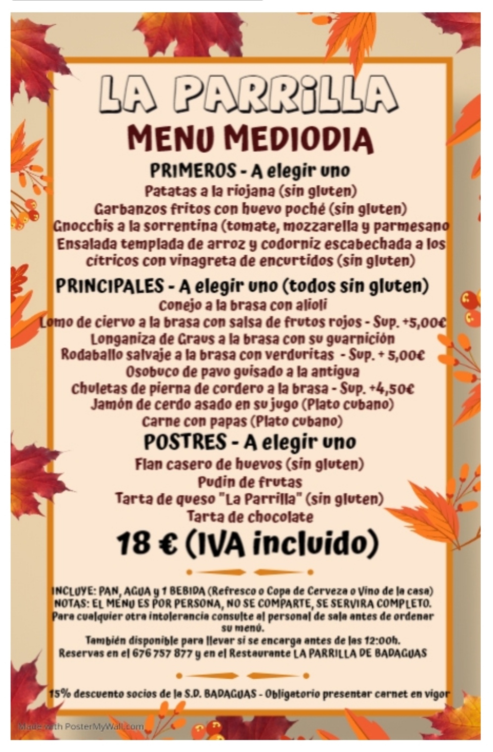 Novedades «La Parrilla de Badaguás» Sociedad